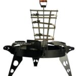 Centro asador 80 cm de chapa Gas Termic con parrilla y plancha